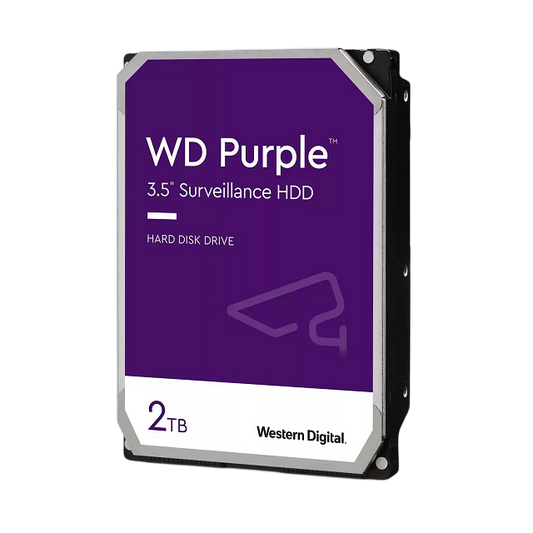 Disco HD Western Digital Interno 2Tb SATA III Purple Surveillance 256MB